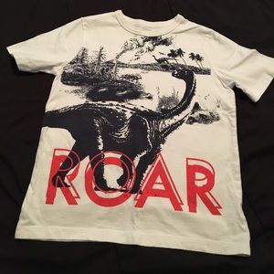 Boys Dino roar shirt